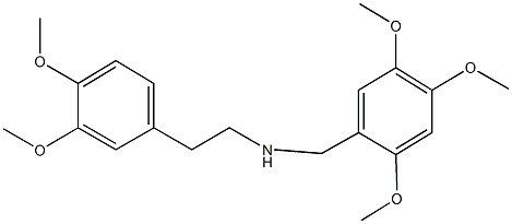 N-[2-(3,4-dimethoxyphenyl)ethyl]-N-(2,4,5-trimethoxybenzyl)amine