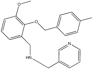  N-{3-methoxy-2-[(4-methylbenzyl)oxy]benzyl}-N-(3-pyridinylmethyl)amine