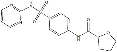 N-{4-[(2-pyrimidinylamino)sulfonyl]phenyl}tetrahydro-2-furancarboxamide Structure