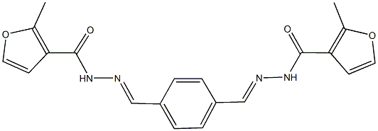2-methyl-N'-{4-[2-(2-methyl-3-furoyl)carbohydrazonoyl]benzylidene}-3-furohydrazide
