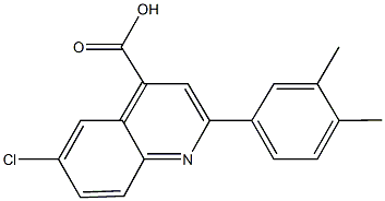 6-chloro-2-(3,4-dimethylphenyl)-4-quinolinecarboxylic acid