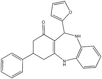 11-(2-furyl)-3-phenyl-2,3,4,5,10,11-hexahydro-1H-dibenzo[b,e][1,4]diazepin-1-one