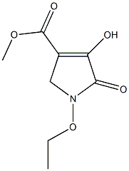 methyl 1-ethoxy-4-hydroxy-5-oxo-2,5-dihydro-1H-pyrrole-3-carboxylate,,结构式
