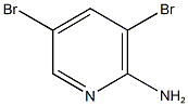 3,5-dibromo-2-pyridinylamine Struktur