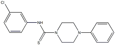 N-(3-chlorophenyl)-4-phenyl-1-piperazinecarbothioamide