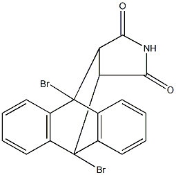 1,8-dibromo-17-azapentacyclo[6.6.5.0~2,7~.0~9,14~.0~15,19~]nonadeca-2,4,6,9,11,13-hexaene-16,18-dione Structure