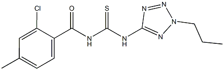 N-(2-chloro-4-methylbenzoyl)-N'-(2-propyl-2H-tetraazol-5-yl)thiourea