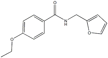 4-ethoxy-N-(2-furylmethyl)benzamide 化学構造式