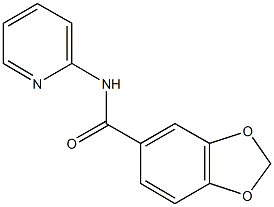 N-(2-pyridinyl)-1,3-benzodioxole-5-carboxamide