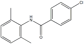 4-chloro-N-(2,6-dimethylphenyl)benzamide,,结构式