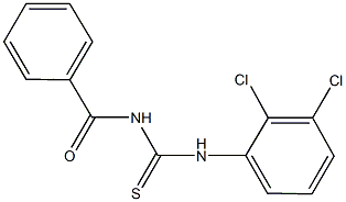 N-benzoyl-N'-(2,3-dichlorophenyl)thiourea Structure