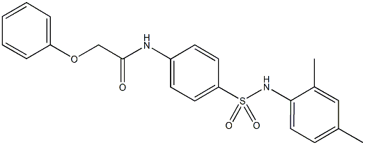  N-{4-[(2,4-dimethylanilino)sulfonyl]phenyl}-2-phenoxyacetamide