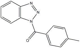 1-(4-methylbenzoyl)-1H-1,2,3-benzotriazole,,结构式