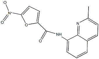 5-nitro-N-(2-methyl-8-quinolinyl)-2-furamide,,结构式