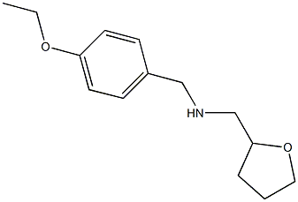 N-(4-ethoxybenzyl)-N-(tetrahydro-2-furanylmethyl)amine Structure