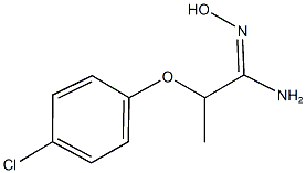 2-(4-chlorophenoxy)-N'-hydroxypropanimidamide