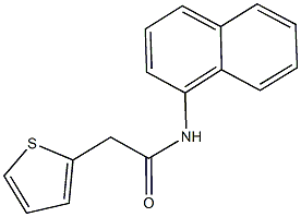 N-(1-naphthyl)-2-(2-thienyl)acetamide Structure