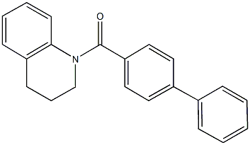 1-([1,1'-biphenyl]-4-ylcarbonyl)-1,2,3,4-tetrahydroquinoline Structure