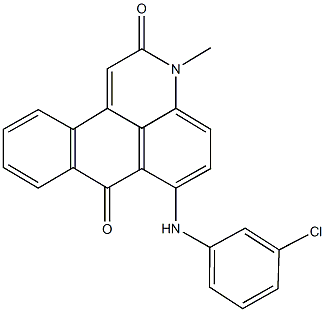 6-(3-chloroanilino)-3-methyl-3H-naphtho[1,2,3-de]quinoline-2,7-dione