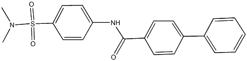  N-{4-[(dimethylamino)sulfonyl]phenyl}[1,1'-biphenyl]-4-carboxamide