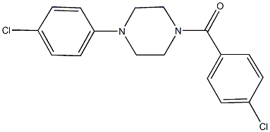  1-(4-chlorobenzoyl)-4-(4-chlorophenyl)piperazine