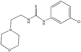 N-(3-chlorophenyl)-N'-[2-(4-morpholinyl)ethyl]thiourea