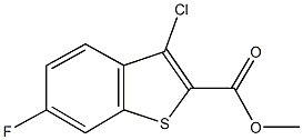 methyl 3-chloro-6-fluoro-1-benzothiophene-2-carboxylate Structure