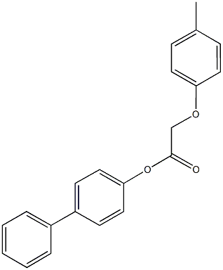 [1,1'-biphenyl]-4-yl (4-methylphenoxy)acetate Structure