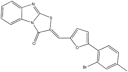 2-{[5-(2-bromo-4-methylphenyl)-2-furyl]methylene}[1,3]thiazolo[3,2-a]benzimidazol-3(2H)-one