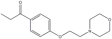 1-{4-[2-(4-morpholinyl)ethoxy]phenyl}-1-propanone Structure