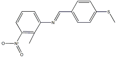 2-methyl-N-[4-(methylsulfanyl)benzylidene]-3-nitroaniline