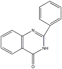 2-phenylquinazolin-4(3H)-one Struktur