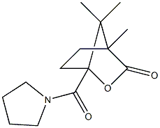 4,7,7-trimethyl-1-(pyrrolidin-1-ylcarbonyl)-2-oxabicyclo[2.2.1]heptan-3-one