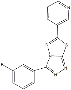  3-(3-fluorophenyl)-6-(3-pyridinyl)[1,2,4]triazolo[3,4-b][1,3,4]thiadiazole