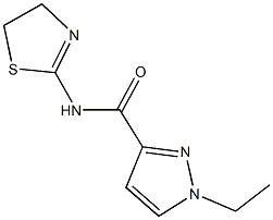 N-(4,5-dihydro-1,3-thiazol-2-yl)-1-ethyl-1H-pyrazole-3-carboxamide Structure