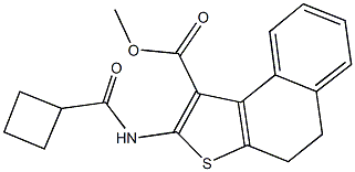  methyl 2-[(cyclobutylcarbonyl)amino]-4,5-dihydronaphtho[2,1-b]thiophene-1-carboxylate