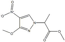 methyl 2-{4-nitro-3-methoxy-1H-pyrazol-1-yl}propanoate