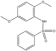 N-(2,5-dimethoxyphenyl)benzenesulfonamide Structure