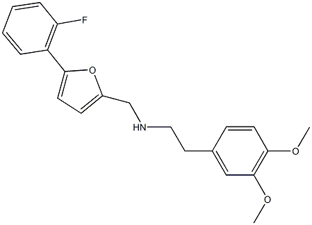 2-(3,4-dimethoxyphenyl)-N-{[5-(2-fluorophenyl)-2-furyl]methyl}ethanamine|
