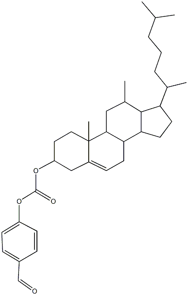 17-(1,5-dimethylhexyl)-10,12-dimethyl-2,3,4,7,8,9,10,11,12,13,14,15,16,17-tetradecahydro-1H-cyclopenta[a]phenanthren-3-yl 4-formylphenyl carbonate|