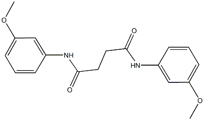 N~1~,N~4~-bis(3-methoxyphenyl)succinamide Struktur