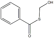 S-(hydroxymethyl) benzenecarbothioate 结构式