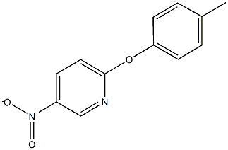 5-nitro-2-(4-methylphenoxy)pyridine Structure