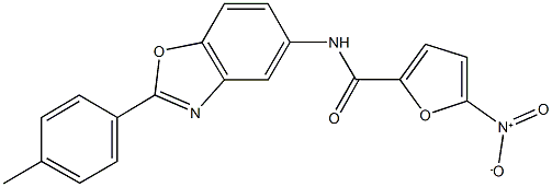 5-nitro-N-[2-(4-methylphenyl)-1,3-benzoxazol-5-yl]-2-furamide|