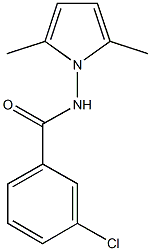 3-chloro-N-(2,5-dimethyl-1H-pyrrol-1-yl)benzamide|