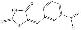  5-{3-nitrobenzylidene}-1,3-thiazolidine-2,4-dione