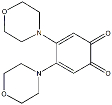 4,5-di(4-morpholinyl)benzo-1,2-quinone,,结构式