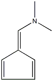 2,4-cyclopentadien-1-ylidene-N,N-dimethylmethanamine 化学構造式