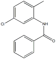 N-(5-chloro-2-methylphenyl)benzamide 化学構造式