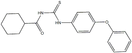 N-(cyclohexylcarbonyl)-N'-(4-phenoxyphenyl)thiourea